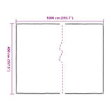 Clear Tarpaulin with Eyelets 4x10 m Polyethylene 4018566