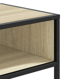 Console Table Sonoma Oak 90x35x80 cm Engineered Wood 849170