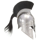 Greek Warrior Helmet Antique Replica LARP Silver Steel 286120