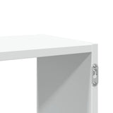 Wall Shelf White 100x25x50 cm Engineered Wood 853272
