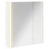 Bathroom Mirror Cabinet White 63.5 x 15.5 x 70 cm 889239