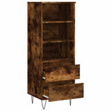 Highboard Smoked Oak 40x36x110 cm Engineered Wood 831513