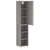 Highboard Grey Sonoma 34.5x34x180 cm Engineered Wood 3198975