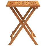 Garden Table Folding Natural 60 x 60 x 72 cm Solid Acacia Wood 4105490