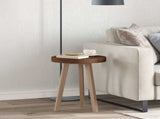 Table Top Light Brown 40 x 4 cm Solid Oak Wood 42016014