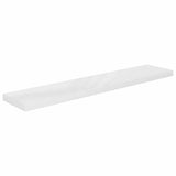 Floating Wall Shelves 4 pcs High Gloss White 120x23.5x3.8 cm MDF 323759