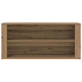 Shoe Bench Artisan Oak 100x35x45 cm Engineered Wood 857090