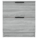 Bedside Cabinets 2 pcs Grey Sonoma Engineered Wood 817036