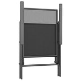 Garden Dining Set Anthracite Steel Large Foldable 3187979