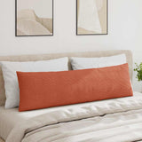 Sofa Pillows 2 pcs Red Orange 145 x 40 cm Corduroy Fabric 42013867