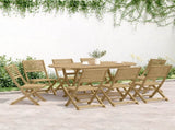 Folding Garden Chairs 8 pcs 48.5x61.5x87 cm Solid Wood Acacia 3214229