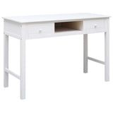 Writing Desk White 110x45x76 cm Wood 284157