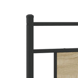 Bed Frame without Mattress Sonoma Oak 80x200 cm Engineered Wood 4106971