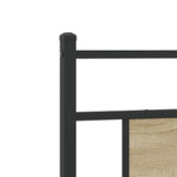 Bed Frame without Mattress Sonoma Oak 80x200 cm Engineered Wood 4106971
