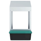 Chicken Nesting Box 1 Compartment Wall-Mounted Galvanised Steel 4104890