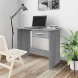 Desk Grey Sonoma 100x50x76 cm Engineered Wood 815334