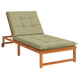 Sunlounger Cushion GEMERT 100% Polyester Light Green 947428