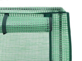 Raised Bed with Greenhouse Cover Rattan Look 160x40x140 cm 4015821
