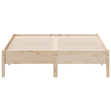 Bed Frame without Mattress 120x200 cm Solid Wood Pine 842702