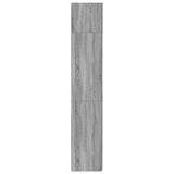 Storage Cabinet Grey Sonoma 80x42.5x225 cm Engineered Wood 3281355