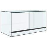 Terrarium with Storage Transparent 80 x 40 x 40 cm Glass 42020392