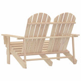 Garden Chair Natural Wood Solid Fir Wood Standard Ergonomic 315902