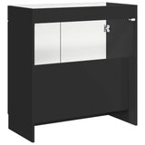 Bathroom under Sink Cabinet Black 56 x 37.5 x 81 cm 890065