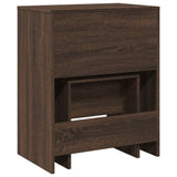 Dressing Table and Stool Brown Oak 60x40x113.5 cm 848219