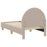 Toddler Bed Frame with Headboard Light Grey 70 x 140 cm 42011026
