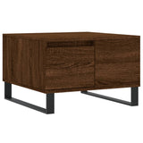 Coffee Table Brown Oak 55x55x36.5 cm Engineered Wood 830771