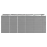 Garden Shed Light grey Galvanised Steel Large Garden Shed 3188246