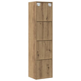 Book Cabinet/TV Cabinet Artisan Oak 36x30x143cm Engineered Wood 855813