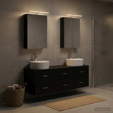 Bathroom Furniture Set 5 pcs Black Oak 3406872