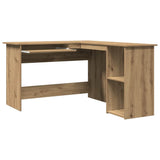 Corner Desk Artisan Oak 120x140x75 cm Engineered Wood 855901