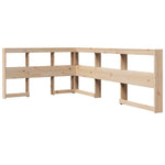 Bookcase Bed without Mattress 120x190 cm Solid Wood Pine 3324335