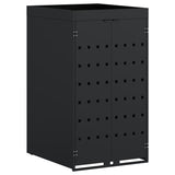 Wheelie Bin Storage with Planter Roof for Single 240L Bin Black 42018675