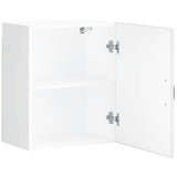 Kitchen Wall Cabinet Lucca White Engineered Wood 853797