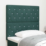 Headboard with Headboard Dark Green 100 cm Faux Leather 3337755