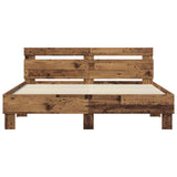 Bed Frame Old Wood 160 x 200 cm Engineered Wood 3417307