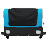 Bike Trailer Black and Blue 30 kg Iron 94037