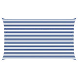 Sun Shade Sail Blue and White 7 x 4 m 100% Polyester Oxford 42031105