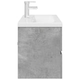2 Piece Bathroom Furniture Set Concrete Grey Engineered Wood 3324917