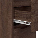 Bedside Tables with Drawer 2 pcs Brown Oak 30.5 x 30 x 43 cm 888812