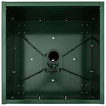 Parasol Base with Planter Green 45 x 45 x 45 cm Steel 42010367