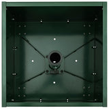Parasol Base with Planter Green 45 x 45 x 45 cm Steel 42010367