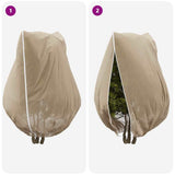 Frost Protection Plant Fleece Covers 3 pcs Beige 3.5 x 2.5 m 42021069