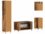 4 Piece Bathroom Cabinet Set ALKMAAR Old Wood Engineered Wood 3417916