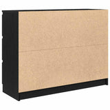 Sideboard Black Oak 100x35x76 cm Engineered Wood 3328499