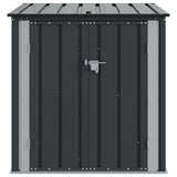 Garden Storage Box Black 101.5 x 107 x 100 cm Steel 42011281