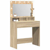 Dressing Table Sonoma Oak 75.5 x 41 x 135 cm Engineered Wood 865111
